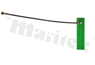 Antena; FPC; LTE; 700-2690MHz; -2.10dBi; VSWR<5.48; liniowa; IPEX; przyklejana; 40x10x1mm; zielona