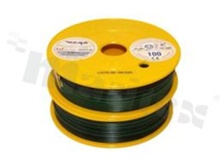 Przewód pojedynczy LGY/H05V-K; z wielodrutową miedzianą żyłą; czarny/zielony; przekrój 0.50mm2; AWG 20; 500V; -40+105 st.C; 100m.