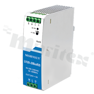 Power supply; DIN; 120W; 12V; 10A; 90-264VAC; 127-370VDC