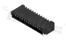 Złącze Non-ZIF do PCB; w rastrze 1.00mm; 12-stykowe; montaż: SMD; poziome