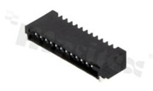 Non- ZIF connector for FFC/FPC; pitch 1.00mm; 12-contacts; SMD; side entry