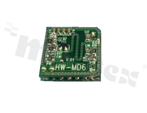 HW-MD6 microwave module; 2.5-3.2 GHz; V:3.7-24VDC, dimensions: 19x18x8mm