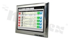 Komputer panelowy; bezwentylatorowy; 15" SXGA 10-24x768 Full IP-65; stal nierdzewna; ekran dotykowy; IntelCedarview D2700 2.13GHz; zasilanie 12-28V input; 1 Gigabit Ethernet; 1COM; 3 USB