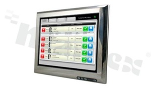 Komputer panelowy; bezwentylatorowy; 15" SXGA 10-24x768 Full IP-65; stal nierdzewna; ekran dotykowy; IntelCedarview D2700 2.13GHz; zasilanie 12-28V input; 1 Gigabit Ethernet; 1COM; 3 USB