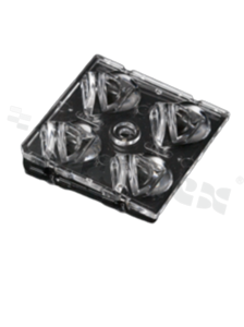 Soczewka C14896_STRADA-2X2-PXL, asymetryczna, do diod LED, Ledil