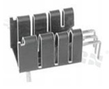 Radiator; TO-220; TO-262; 19.50x12.70x13.00mm; czarny; anodowane aluminium; RoHS.