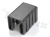 Radiator; prasowany; TO-220; TO-262; 19x12.8x12.7mm; czarny; anodowane aluminium AL5052; RoHS.