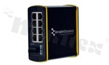 Industrial Unmanaged Ethernet Switch; 4x 10/100 Mb/s; IP50; operating temperature -40+75 deg.C; supply 5...30VDC; DIN Rail Mountable