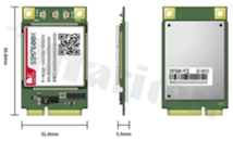 Moduł; LTE Cat1/3G/2G; VoLTE; 3.0-3.6V; LCC; 30x30x2.9mm; Europe