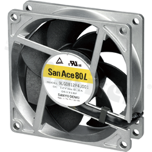 Fan; long-life; DC; 12VDC; 80x80x25mm; 1.03m3/min; 31.0dB.