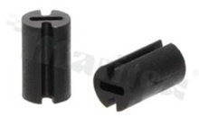 Podstawka pod diodę LED; średnica LED 3.0mm; wysokość A=7.5mm; czarna