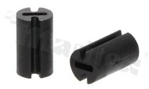 Spacer sleeve for 3.0mm LED; high A=7.5mm; black