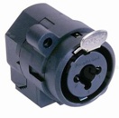 Connector: Jack 6.3mm + XLR; socket; female; stereo; with button