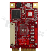 Karta rozszerzeń mPCIe -> ekranowany port LAN; temp. pracy: 0+70 st.C