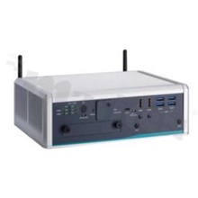 Fanless Edge AI System with NVIDIA  Jetson AGX Xavier  SoM; 2 HDMI; 2 GbE LAN; 4 GbE PoE; 6 USB; 2COM or 2CAN and 8-CH DI/DO