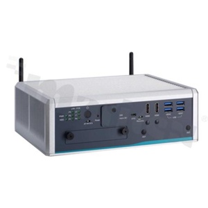 Bezwentylatorowy komputer wbudowany; NVIDIA Jetson AGX Xavier; RAM 32 GB; eMMC 32 GB; 2xCOM; 6x USB; 2x LAN; 4x PoE; 2x HDMI; DIO; 2x M.2; zasilanie 24V DC; temperatura pracy od -30+50C