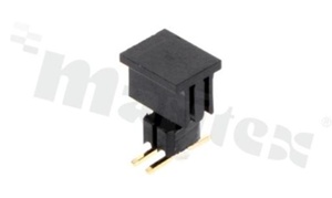 Listwa stykowa do PCB; w rastrze 1,27mm; 2x2 styków; montaż SMT; męska; pionowa; dwurzędowa; 5.7X3.7X0.8-; z uchwytem pick and place