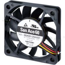 Fan; DC; 12VDC; 60x60x10mm; 0.50m3/min; 37.0dB.