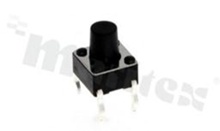 Przełącznik Tact Switch; THT; wymiary korpusu 6.0x6.0; h=7.3mm; pionowy; o sile nacisku 160gf; przycisk okrągły