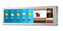 Monitor 19"; IP66; 16.7M colors; 1680x342; brightness 300 nits; contrast 2000: 1; viewing angle 178/178; VGA; Jeck; operating temperature: 0+50C; power supply 12V DC; VESA