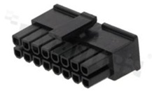 Korpus złącza kablowego; w rastrze 3.00mm; 16-stykowego [2x8]; żeńskie; dwurzędowe; na przewód AWG#20-24; 250V/5A