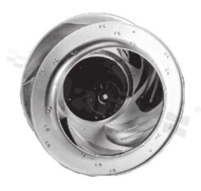 Wirnik; AC; zakrzywiony do tyłu; 230V; 318x318x154.5mm; 1015-1165CFM; 1350/1575RPM.