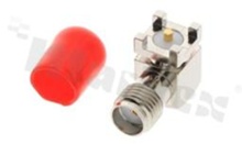 SMA female jack; SMT; angled; 50 Ohm; for PCB; RoHS