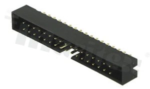 Złącze do PCB; w rastrze 2.00mm; 34-stykowe; montaż: THT; męskie; proste