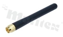 Antenna; stick straight; GSM; 900-1800MHz; linear; omni-directional; SMA; connector mount; fi7.8x76.4mm; black