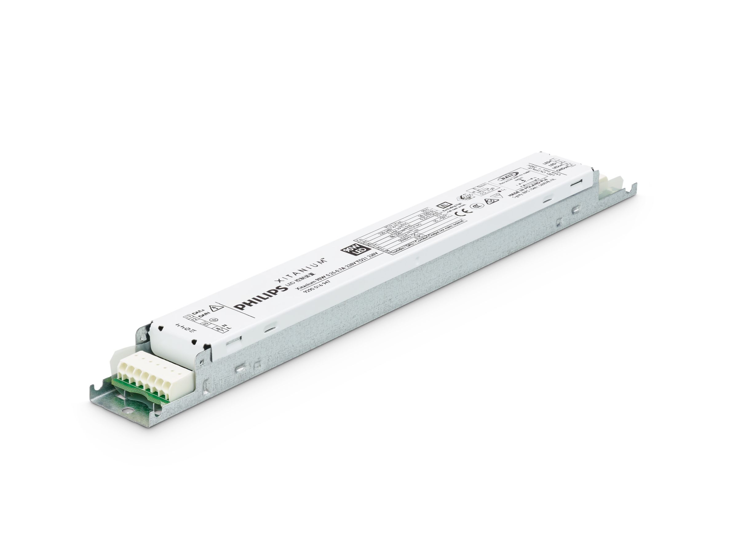 Power supply; LED; 36W; 50-115V; 0.12-0.4A; 220-240VAC; 186-250VDC; IP20