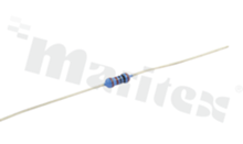 Metal film THT resistor; 2K4; 2W; 1%; 5x12mm 