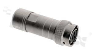 Wtyk RT06123SNH-K; wtyk żeński; 3 piny; na kabel 14-26AWG; bagnet wewnętrzny; IP67; seria Ecomate RM; pełen zestaw z pinami złoconymi