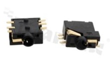 Jack socket; female; stereo; 2.5 mm; SMD