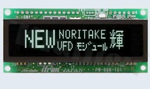 VFD Graphic Module, 112x16 pixels, +5V, -40°C/+85°C, screen 52.5x11.45mm EoL