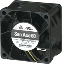 Fan; DC; 12VDC; 60x60x38mm; 1.50m3/min; 59.0dB.