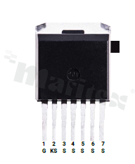 Transistor N-MOSFET SiC; unipolar; 1200V; 160mOhm; 17A; 90W; -55+150 deg.C; SMD; TO-263-7