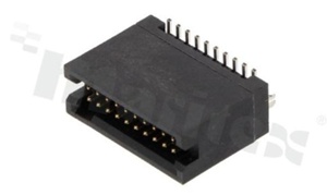 Pin Header; pitch 1.27mm; 2x10 pins; assembly: SMD; male; straight; double row