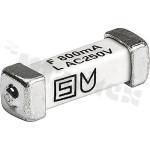SMD fuse; time-lag T; 1.25A; 250V AC/125V DC; 10.1×3×3mm; -55+125 deg.C