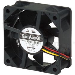 Fan; DC; 12VDC; 60x60x25mm; 0.49m3/min; 20.0dB.