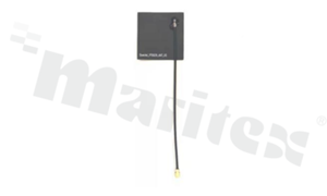 Antenna; FPC; Wi-Fi Dual-band; 2400-7125MHz; 6.64dBi; VSWR<2.3; linear; IPEX; adhesive; 29.98x30.85mm; black