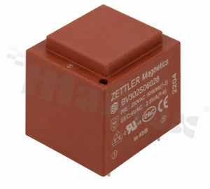 Transformator: zalewany; 2.8VA; 230VAC; 6V; PCB; 32.8x27.8x29.8mm