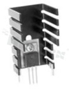 Radiator; TO-220; 12.70x13.21x19.05mm; czarny; anodowane aluminium; RoHS.