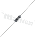 Rezystor węglowy THT; 220Ohm; 5%; 1/2W; 3x9mm