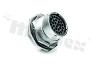 Amphenol Eco-Mate RM; gniazdo 28-stykowe; żeńskie; 13A; rozmiar obudowy 20; rozmiar kontaktu: 16; kontakty kupowane oddzielnie; IP67