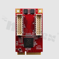 Karta rozszerzeń mPCIe -> 2 porty PoE+; temp. pracy: 0+70 st.C