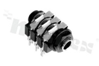 Connector: Jack 6.3mm; socket; female; mono; ways: 2; angled 90st.