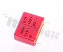 Polyester capacitor; 47nF; 2100V; 20%; p=22.5mm; 7x16.5x26.5mm; 55+100st.C