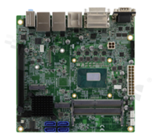 MINI-ITX Motherboard MI996; IntelCoreCeleron G4930E;Cooler; HM370 PCH; DDR4 SO-DIMM; 2x GbE LAN; HDMI; DP; DVI-D; eDP; 2x SATA III; 4xCOM; 12x USB; PCI-E x16; 2x M.2; mPCIe; ATX/12 VDC