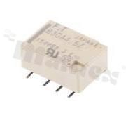 Przekaźnik elektromagnetyczny; prąd max. 2A; napięcie cewki 4.5V DC; podwójny styk przełączny (DPDT); moc cewki 140mW; 1A/30V DC; 0.3A/125V AC; montaż: SMT