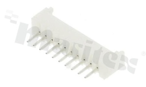 Header for PCB; pitch 1.25mm; 10-contacts; THT; male; top entry; 125V/1A